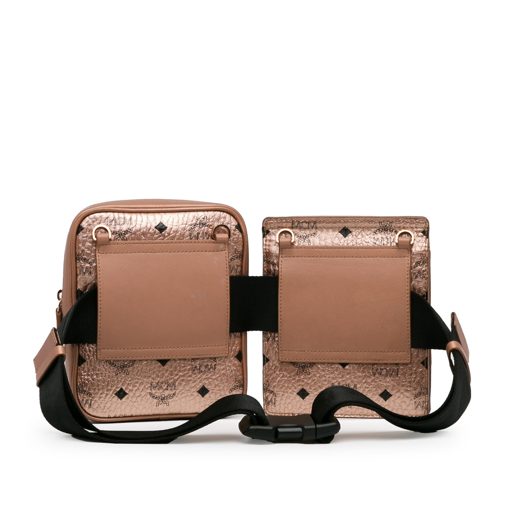 Pre-Loved MCM Visetos Modular Stark Belt Bag - Picture 3 of 11